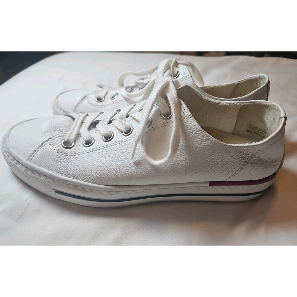 $400 Paul Green Carly Low Top Sneaker Leather Lace-Up Shoes 6.5 Aus Size 9 Us